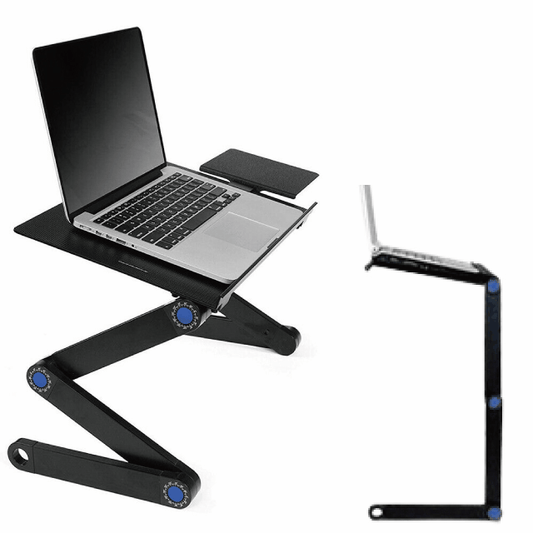Portable Foldable Laptop Stand Desk Table Tray With Mouse Pad