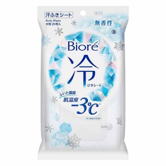 Kao Bioré -3℃ Cold Sheet Refresh Floral Scent 20 Sheets