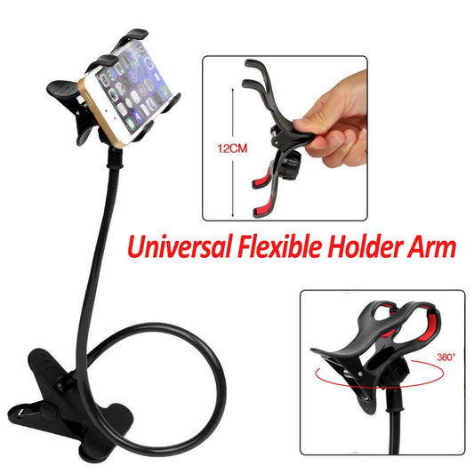 Mobile Phone Flexible 360 Clip Mount Stand Holder
