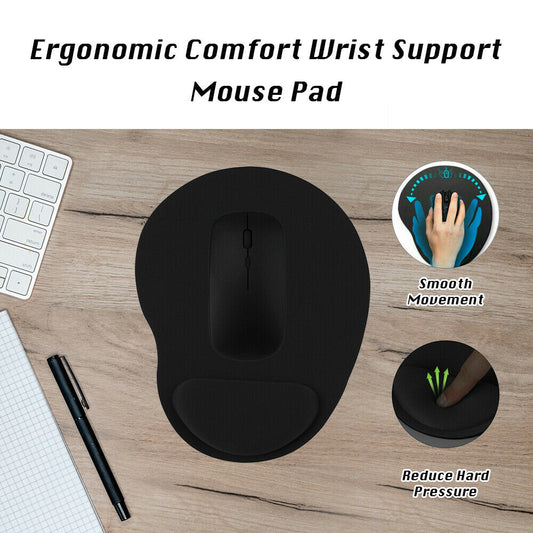 Ergonomic Comfort Wrist Support Mouse Pad Mice Mat