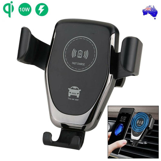 Wireless Car Charger Dock Air Vent Mount Gravity Holder